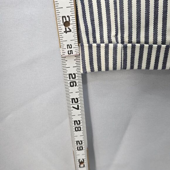 Banana Republic Avery Striped Cropped Pants Casual Career Woman Size 2 Stretchy‎ - Picture 5 of 9